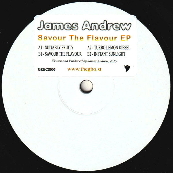 JAMES ANDREW/Savour The Flavour EP/GHOST RECS - Vinyl Records